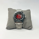 Men’s Watch – Silver & Red Dial Edition