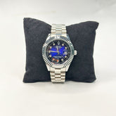 Ro Silver Men’s Watch – Blue Dial