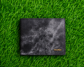 Premium RFID Denim Wallet – Black