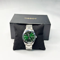 Ti Silver Men’s Watch – Blue Dial