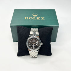 Ro Silver Men’s Watch – Brown Dial