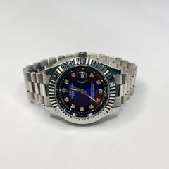 Ro Silver Men’s Watch – Blue Dial