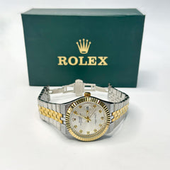 Ro Watch – Gold & Silver Green Dial