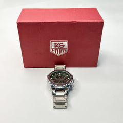 Tag Silver Men’s Watch – Green Dial