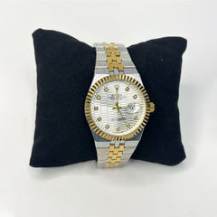Ro Watch – Gold & Silver Green Dial