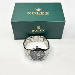 Ro Silver Men’s Watch – Brown Dial