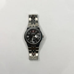 Ro Silver Men’s Watch – Brown Dial