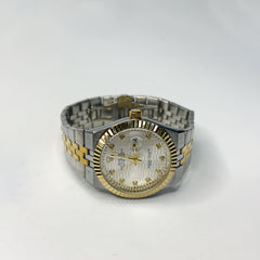 Ro Watch – Gold & Silver Green Dial