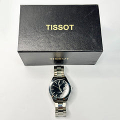 Ti Silver Men’s Watch – Blue Dial