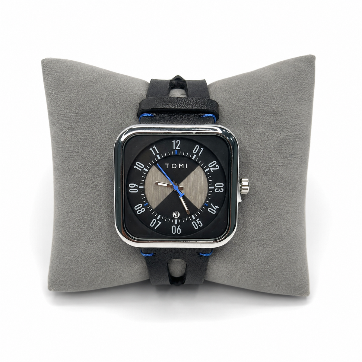 Tomi Square Dial Men’s Black Watch