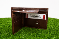 Premium Genuine Leather Wallet – Brown