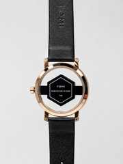 Tomi Black & Gold Luxury Watch