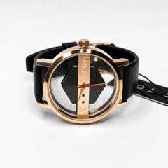 Tomi Black & Gold Luxury Watch