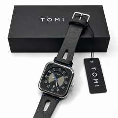 Tomi Square Dial Men’s Black Watch