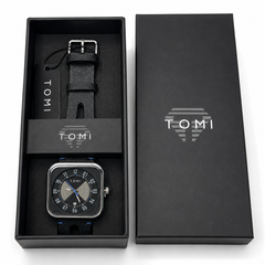Tomi Square Dial Men’s Black Watch